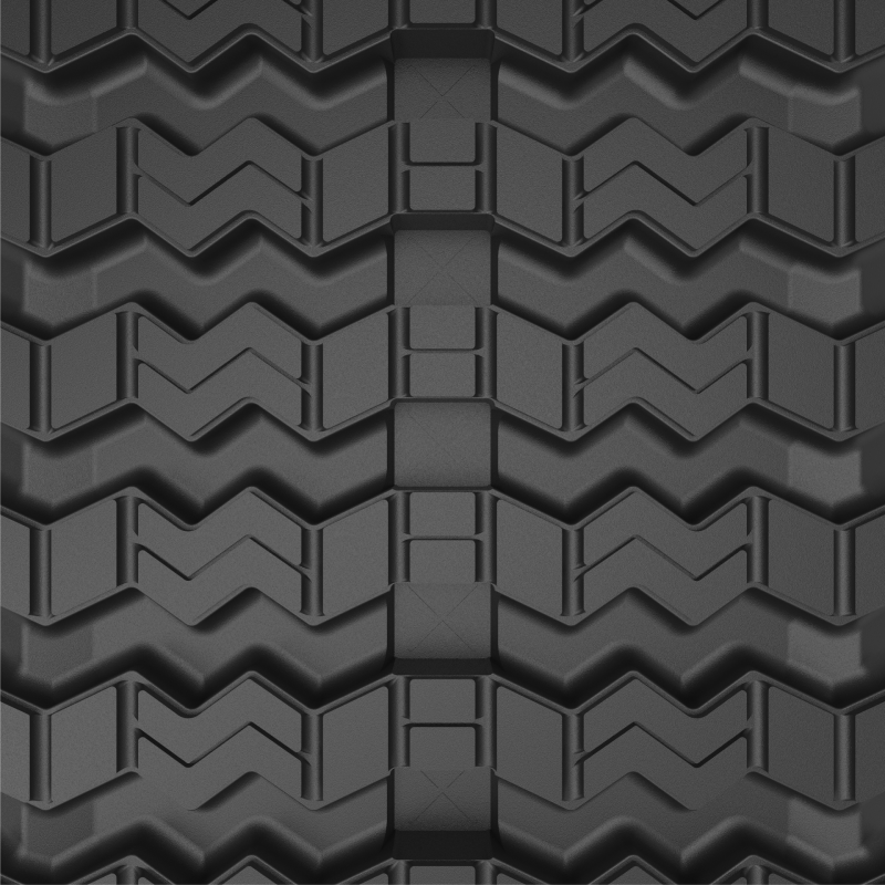 Bobcat 864H | Zig Zag | Skid Steer Rubber Track | Size B320x86x52ZZ | Replaces OEM Part# 6680149