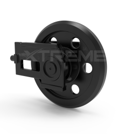 Bobcat T870 (S/N’s A3PG11001 & up, A3PH11001 & up, AN8L11001 & up, ATF811001 & up, B3BZ11001 & up, ASWT11001 & up, Does not fit S/N’s starting with B47) | Compact Track Loader | Front Idler Tension Assembly | Replaces OEM Part# 6698048